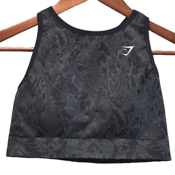 Gymshark Other - Gymshark Adapt Seamless Black Sports Bra Padded Women’s Size Medium